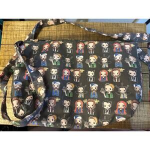 Supernatural Chibi Crossbody Bag Zippered Handbag Purse